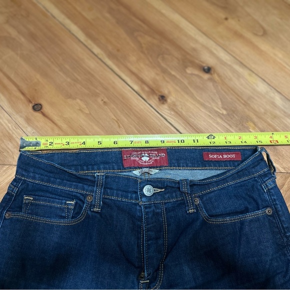 Lucky Brand deep blue Sofia boot style Jeans Size 10 - Picture 10 of 12